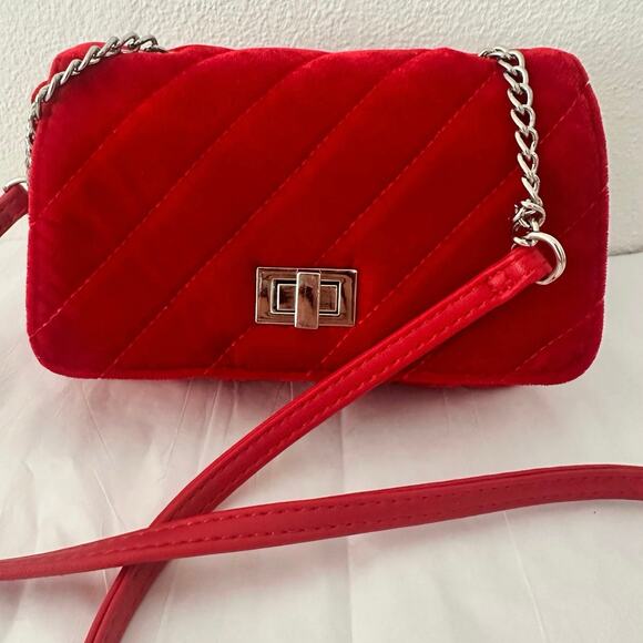 Red target purse Christmas holiday bag - Picture 2 of 5